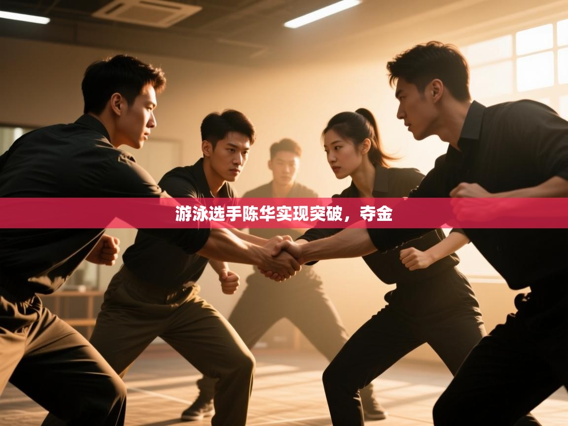 游泳选手陈华实现突破,夺金